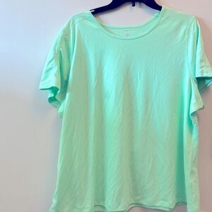 ID Ideology Women's Birdseye Mesh T-Shirt, T-shirt green ash